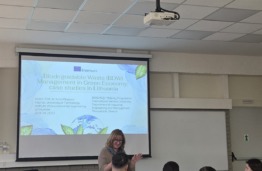 Tarptautinė dėstymo patirtis Graikijoje: KTU APINI docentės paskaitos įkvėpė ilgas diskusijas